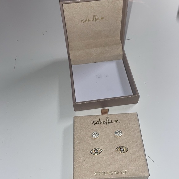 2 earrings Isabelle m. Streling silver - Picture 3 of 5